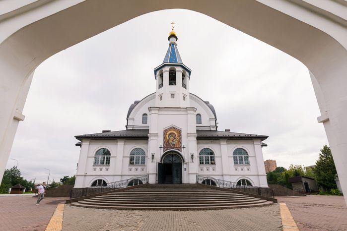 Храм Казанской иконы Божией Матери в Центральном городском парке Реутова