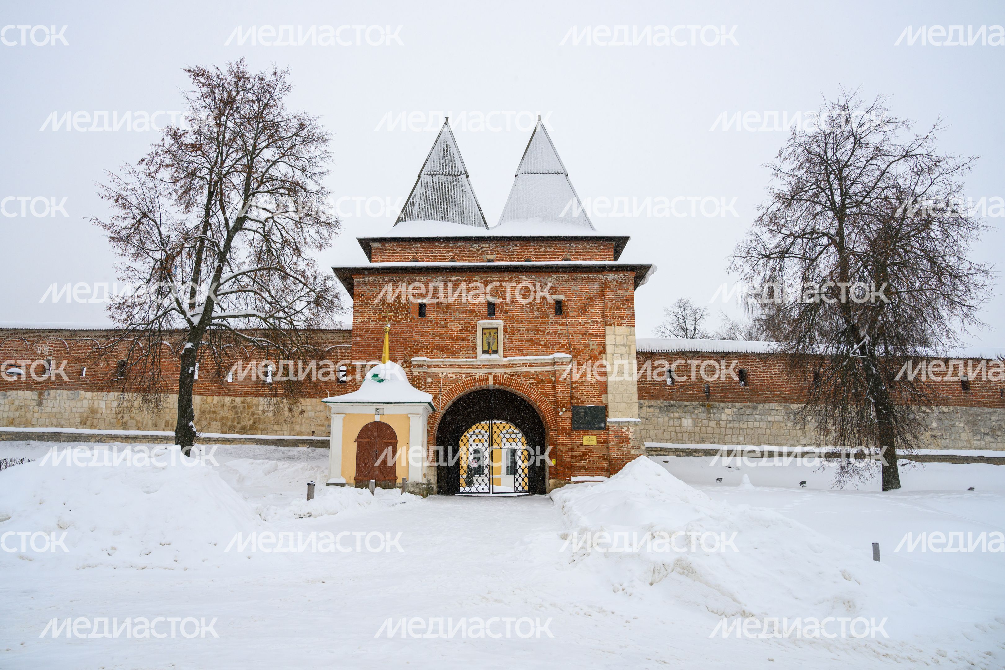 Зарайский кремль зимой Зарайский кремль зимой