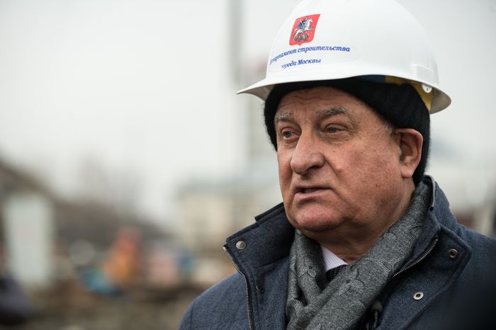 Строительство станции метро «Хорошевская» в Москве