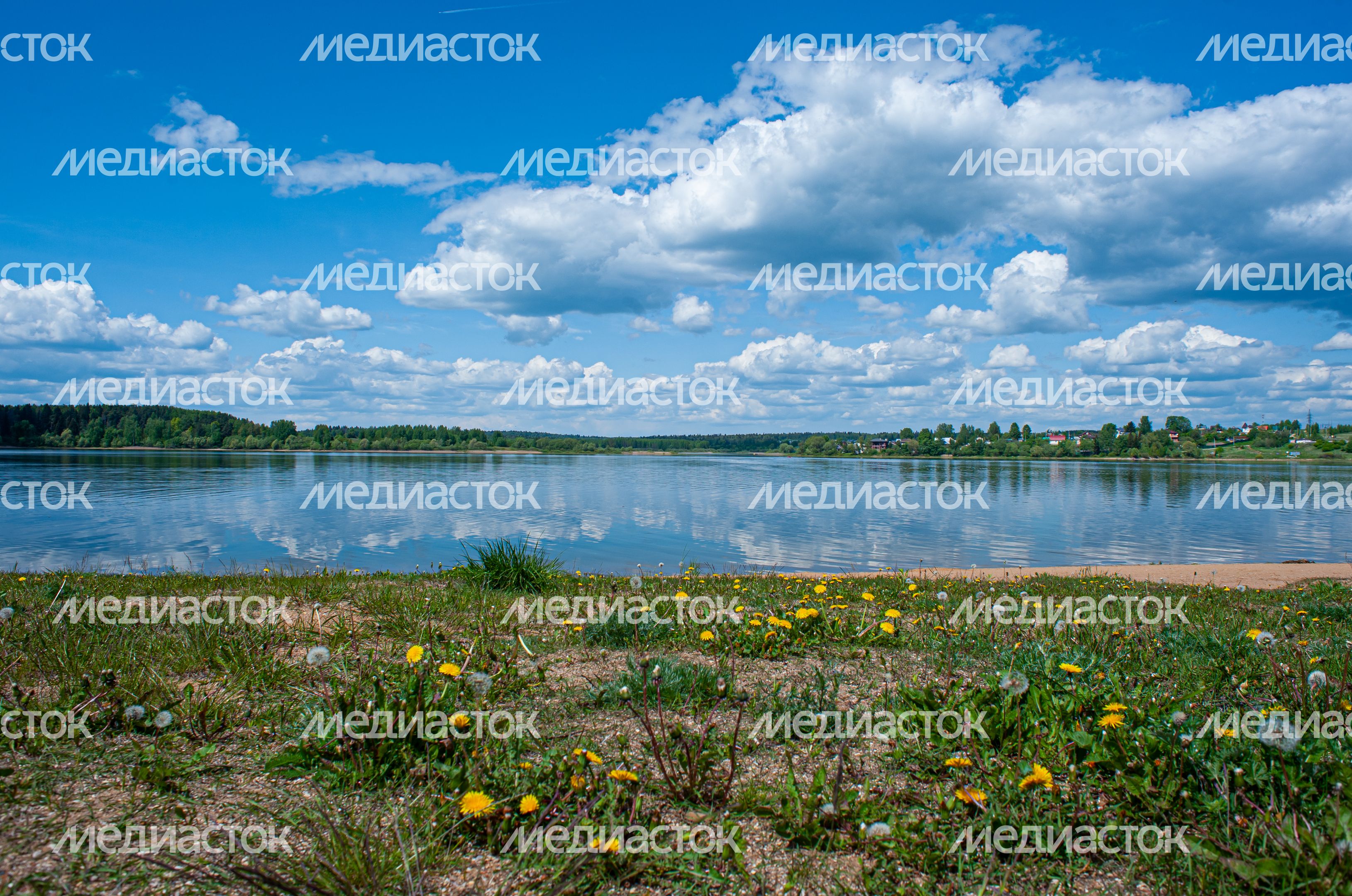 Весенние виды города Руза