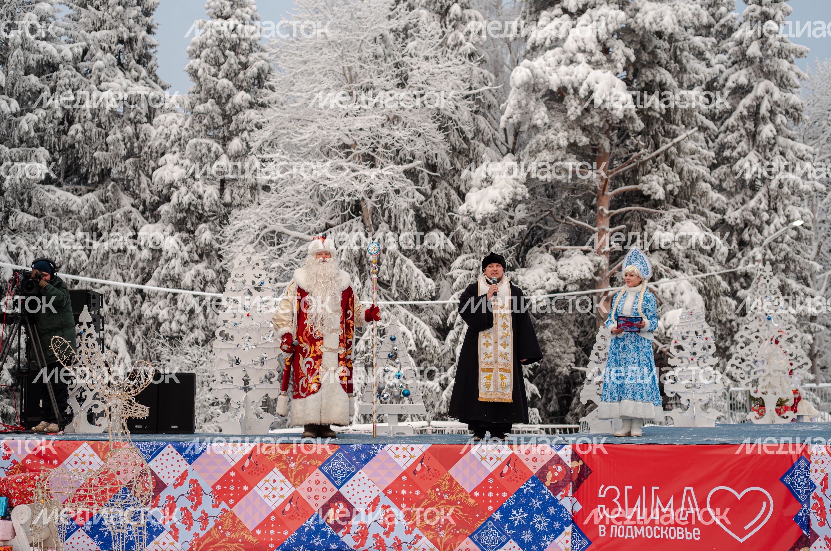 Рубка главной новогодней елки страны
