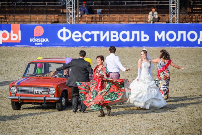 Конный фестиваль «Иваново поле» в Черноголовке