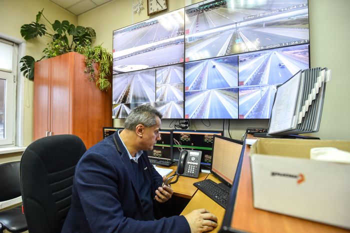 Демонстрация работы беспилотных летательных аппаратов на трассе М-4 «Дон»
